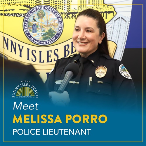 Meet Melissa Porro Police Lieutenant