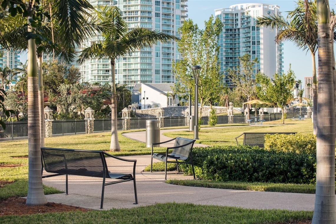 Intracoastal Parks walking path